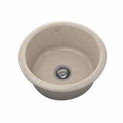 Küchenspüle Ø 49cm, Granit, Peach Freeze