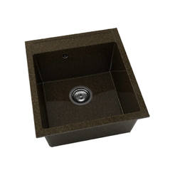 Кухненска мивка 51 х 46см, граниксит, Brownie