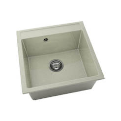 Кухненска мивка 51 х 51см, граниксит, Silver Stone