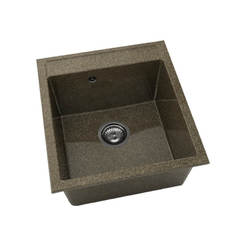 Единична кухненска мивка 51 х 46см, граниксит, Belogradchik Rocks