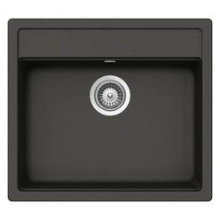 Polymerspüle 57x51cm Nemo N100 Asphaltfarbe SCHOCK