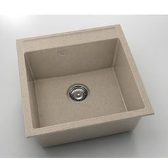 Küchenspüle 51 x 51cm, Granit