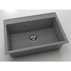 Granitspüle 70x49cm