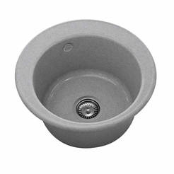 Гранитная мойка Ø49см круглый сифон Ø90 цвет 259