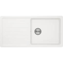 Küchenspüle Polymer 100x50cm Toledo D100L Farbe Polaris SCHOCK