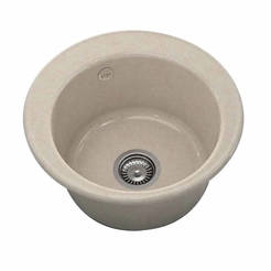 Мойка гранитная ф49см круглый сифон ф90 цвет 800