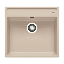 Кухонная мойка из пирогранта 50x53см одинарная Camea 1B бежевая PYRAMIS