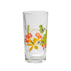 Комплект чаши за вода/безалкохолно 260мл/6бр., пролетни цветя