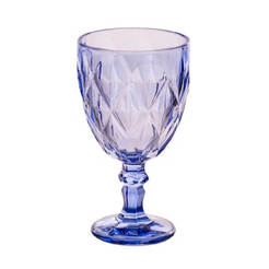 Стакан для воды стеклянный, толстостенный, синий 12502 TONYS DECOR