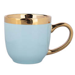 Cup for hot drinks 300ml, porcelain Aurora gold mint 01010032258