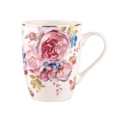 Porcelain cup for hot drinks 300ml white Scarlet