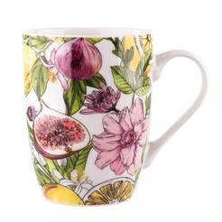 Porcelain cup 300ml Lemon decor I