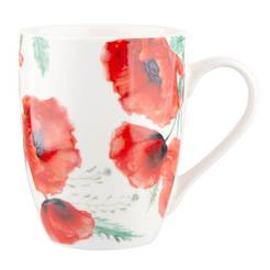 Porcelain cup 300ml Poppy