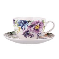 Cup with saucer porcelain 200ml Paradise bird