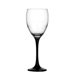 Комплект чаши за вино 245мл 3бр Venue с черно столче