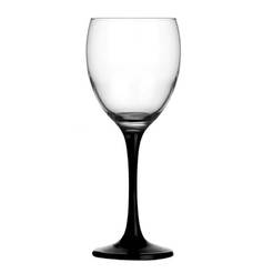 Комплект чаши за вино 340мл 3бр Venue с черно столче