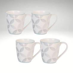 Комплект чаши за кафе/чай 360мл 4бр порцелан Manhattan C1027