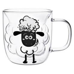 Чаша стъклена за топли напитки 330мл боросиликат Овц