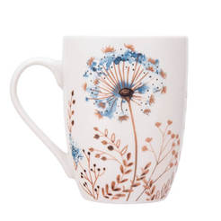 Tasse 320 ml Serenity weiß mit Blumen ALTOM