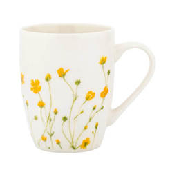 Porcelain cup 380ml Marigolds decor ALTOM