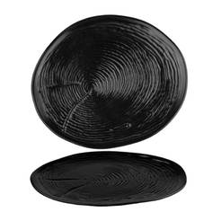 Porcelain plate 24cm Willow black