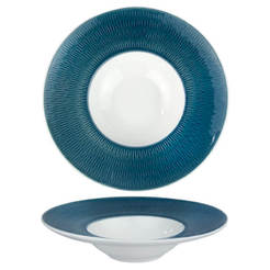 Porcelain plate for pasta 24cm Hella steel blue