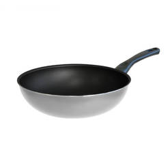 Wokpfanne Ø28cm 2,2mm Margherita Silber