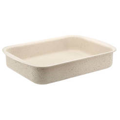 Rectangular tray 35 x 30 x 7 cm Granite, beige
