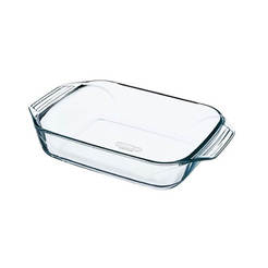 Rectangular glass oven tray with handles 35 x 23 x 6 cm, 2.9 l Pyrex