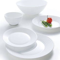 Arcopal meal service 19 pieces white Harena