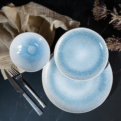 Speiseset 18-teilig hellblau