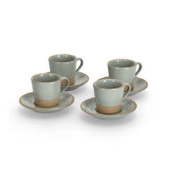 Сервиз за кафе 60мл сив ZELLER