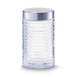 Glass storage jar 1000ml with lid