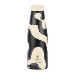 Термо бутилка туристическа 500мл Save the Aegean черно/бяло ESTIA