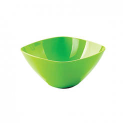 Square bowl Poli 2.6l, colored