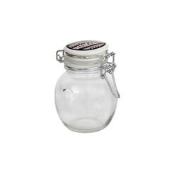 Storage jar 100ml with ceramic colored lid