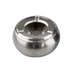 Ashtray windproof 10cm sphere stainless steel