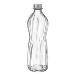 Glass water bottle 1l Aqua