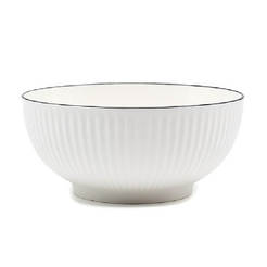 Schale 15,5 cm, schwarzer Rand I02-21034