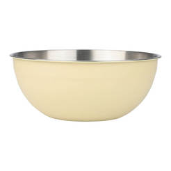 Edelstahl-Rührschüssel 30cm Allure elfenbein ESTIA