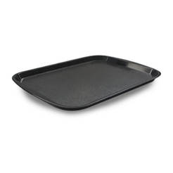 Serving board 32 x 44 x 2cm plastic black Horecano