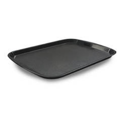 Serving board 36 x 46 x 2cm plastic black Horecano