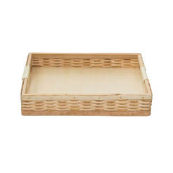 Serving trays 33.5x25x6 cm beige