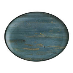 Plate porcelain oval 36x28cm Bonna Madera