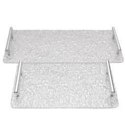 Serving tray 40x20x3.5cm black