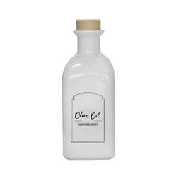 Bottle for oil/olive oil 700ml with Mira white cork