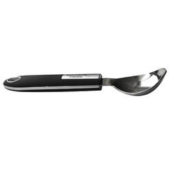 Metal ice cream scoop with plastic handle