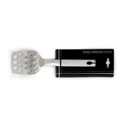 Metal serving spatula - perforated, small Sonia