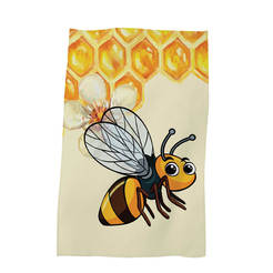 Детска хавлиена кърпа 30 х 50см - Пчела