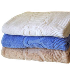 Хавлиена кърпа Сауна - 90 х 150см, 450г/кв.м, 100% памук, бяла